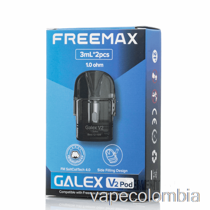 Vape Recargable Freemax Galex V2 Vainas De Repuesto 1.0ohm Galex V2 Vainas